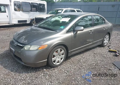 2006 Honda Civic Lx из США, поврежденный, VIN 2HGFA16506H525324